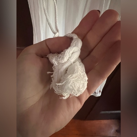 Anthropologie Knot Sisters Small white maxi dress boho prairie embroidered - Picture 7 of 12